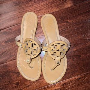 Tory Burch Miller Sandals in beige